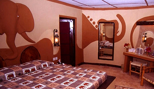 Spacious guest accommodations at Amboseli Sopa Lodge, ideal for relaxing during a safari to Amboseli National Park with Cruzeiro Safaris Kenya.