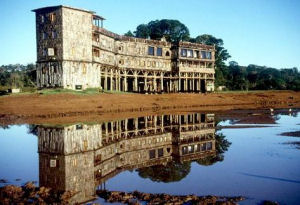 View of Treetops Lodge in Aberdare National Park – a historic and elevated safari stay offered by Cruzeiro Safaris Kenya